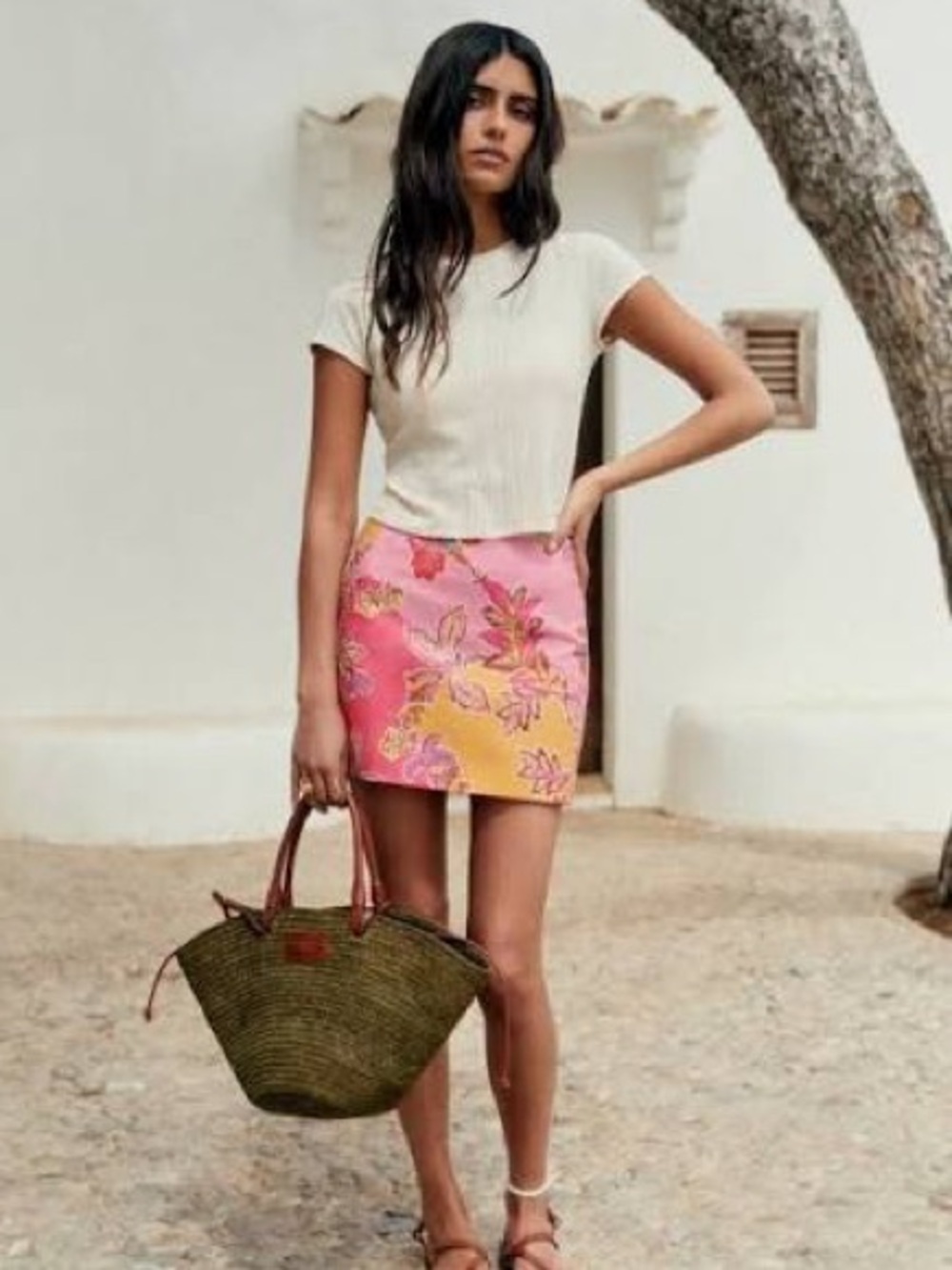 Sezane Malia Skirt Loma Print - Size 6 / 38